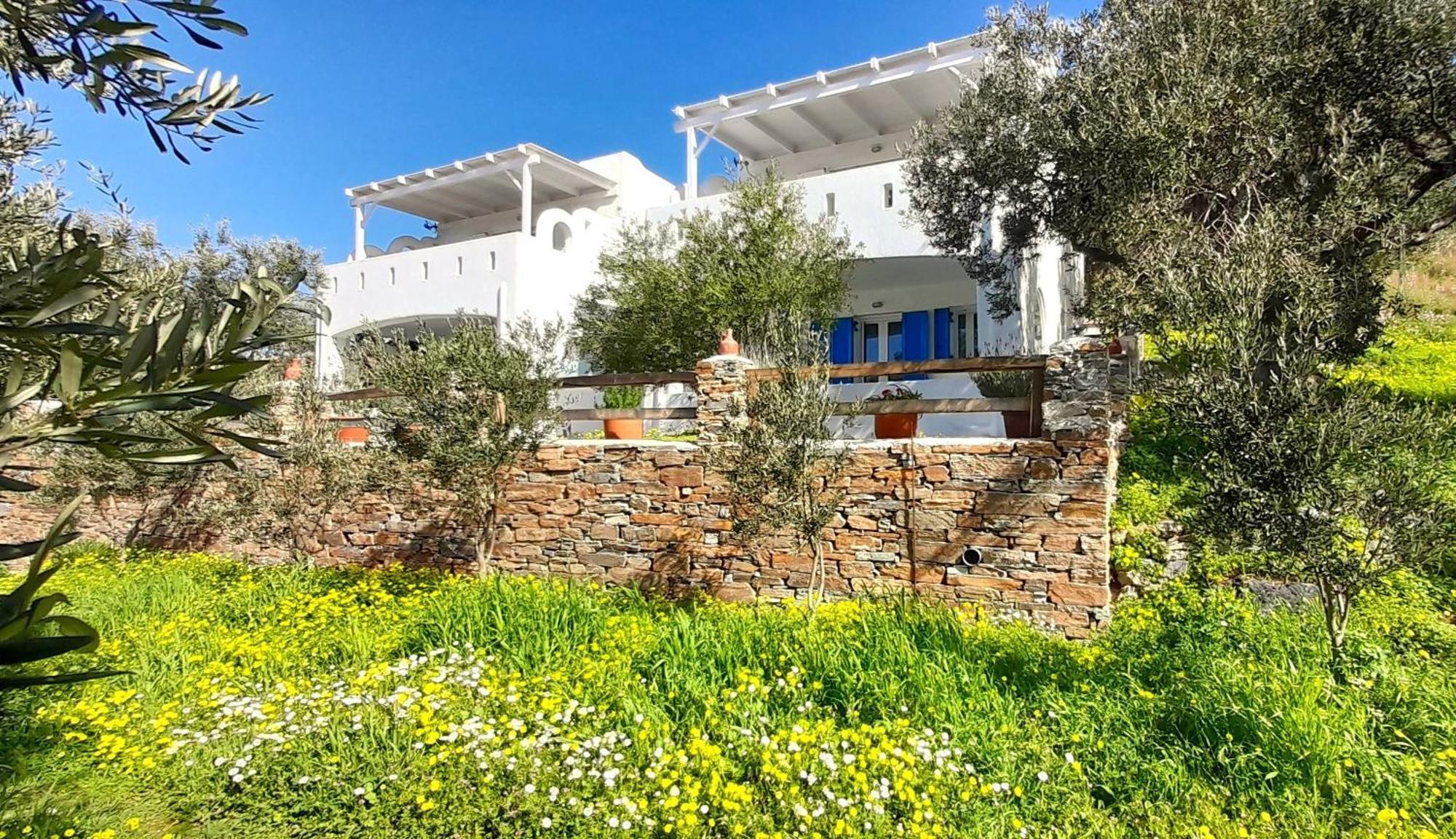 Aspra Chomata Villas Caristo Exterior foto