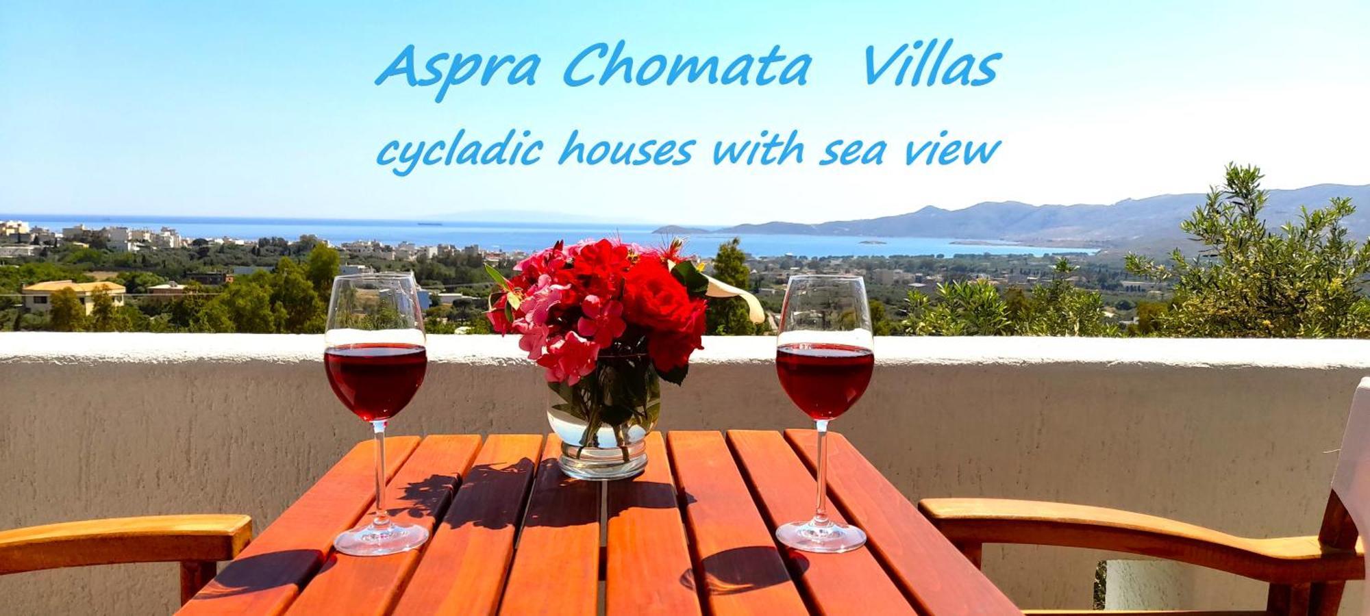 Aspra Chomata Villas Caristo Exterior foto